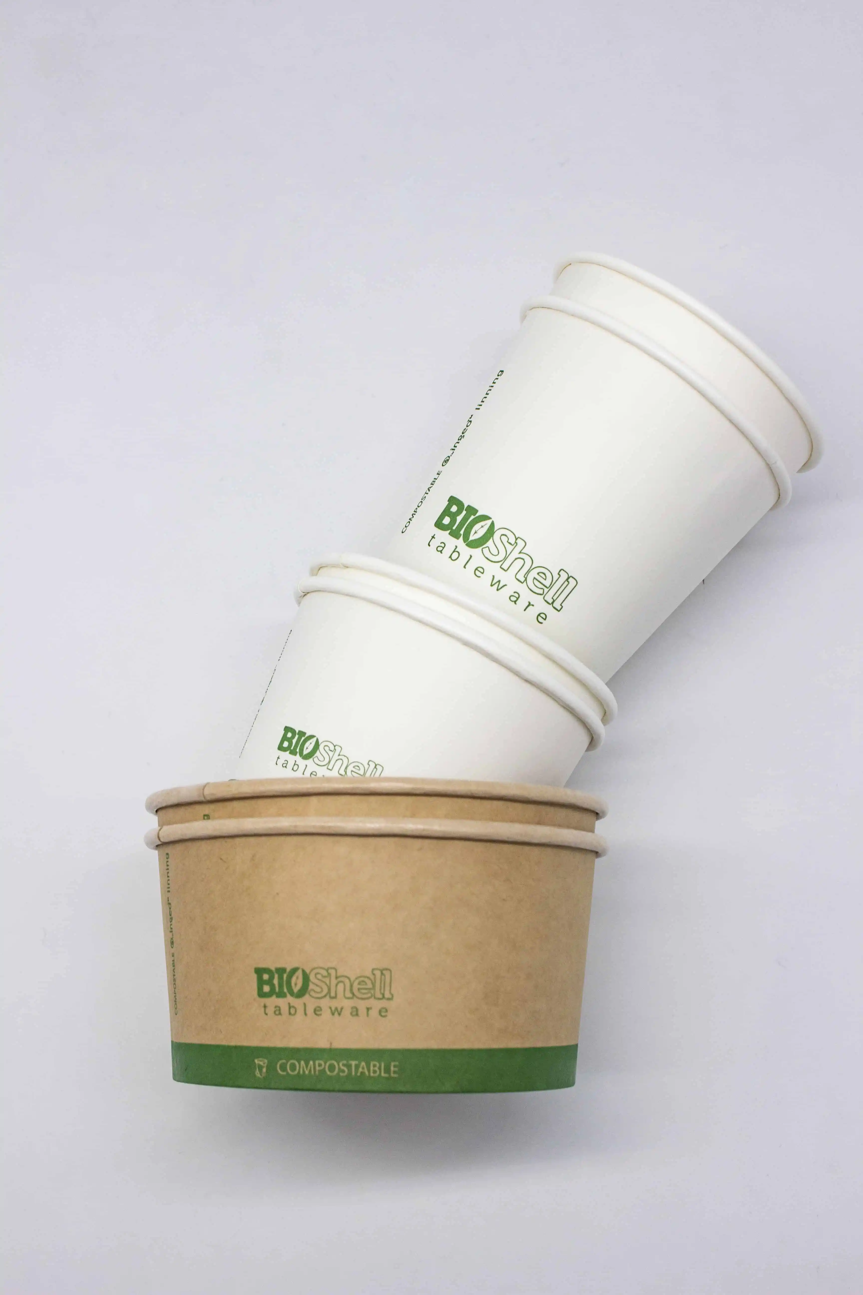 BioShell Tableware Compostable Bowls and Cups