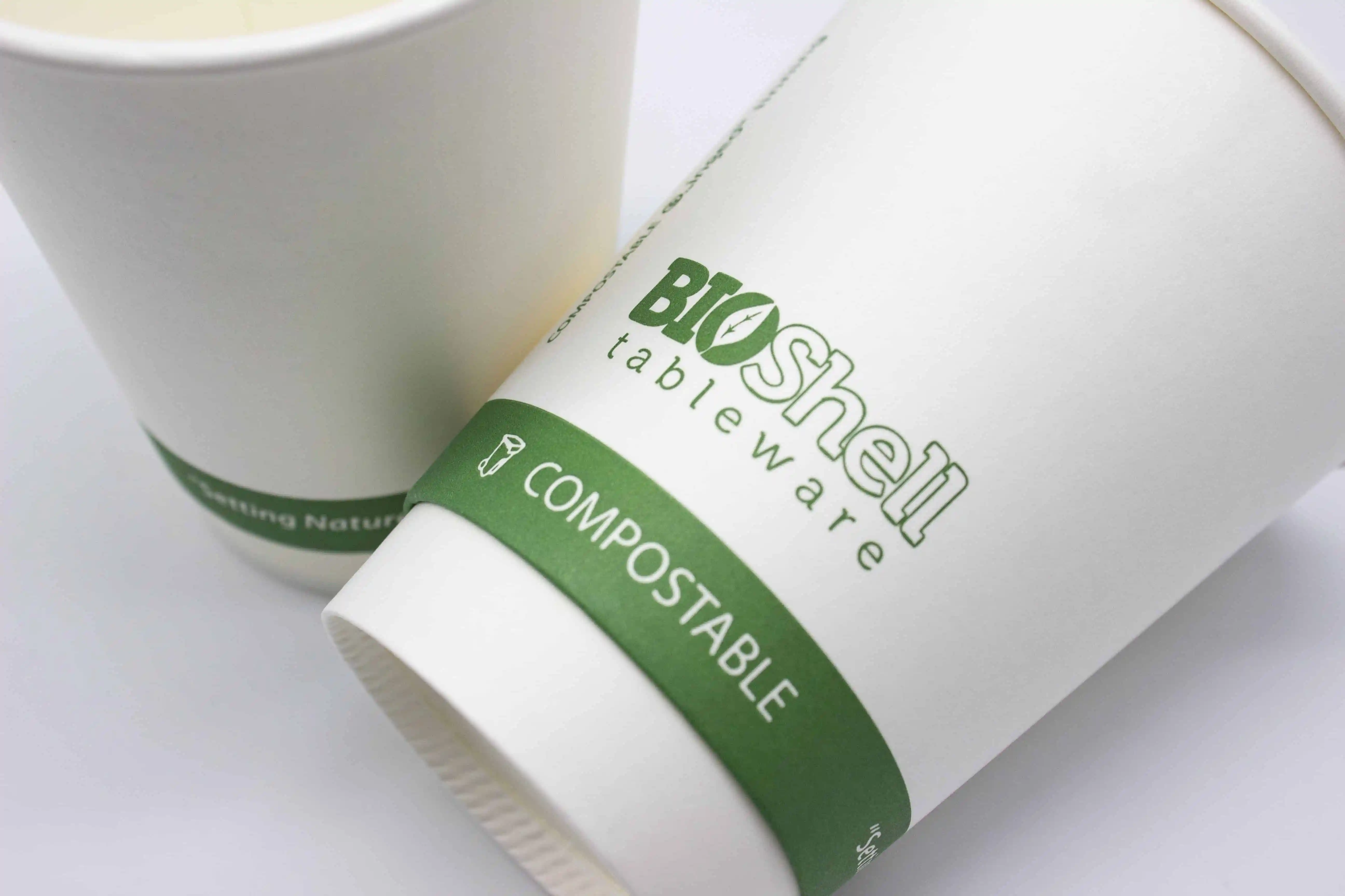 BioShell Tableware Compostable Hot Cups