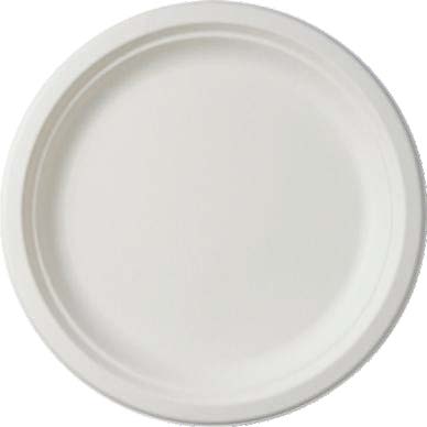 10" Molded Fiber Round Plate - 500/cs (PL-10-Round-NC)