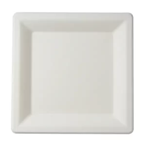 10" Molded Fiber Square Plate - 500/cs (PL-SQ-10)
