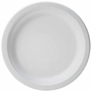 6" Molded Fiber Round Plate - 1000/cs (PL-6-Round-NC)