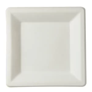 8" Molded Fiber Square Plate - 500/cs (PL-SQ-8)
